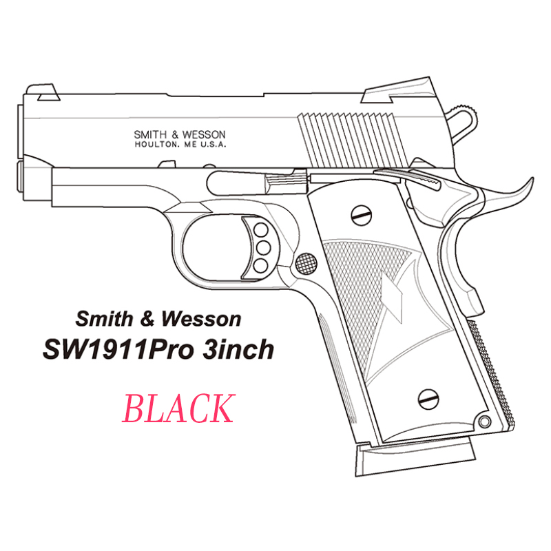 B.W.C. S&W SW1911 Pro Series 3in BK
