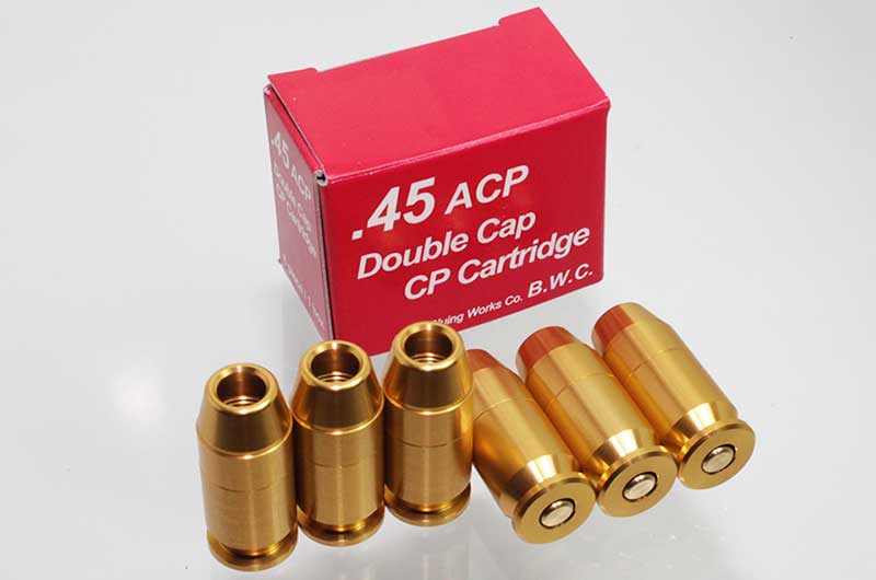 ダブルキャップ.45ACP　カートリッジ
