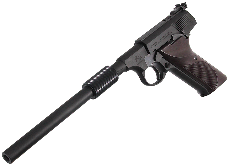 Colt WOODSMAN Short Barrel + Silencer