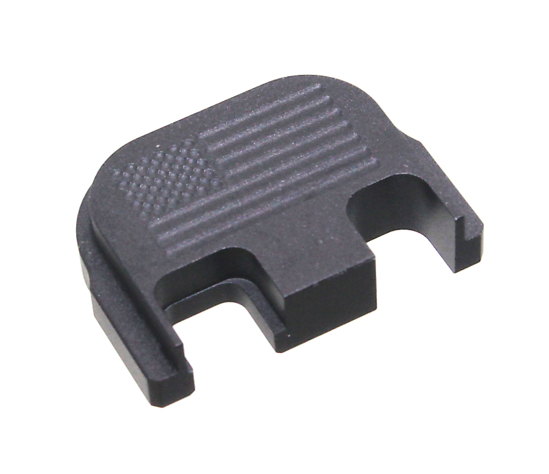 GLOCK アルミリアプレート S&S CNC Ver.　BK