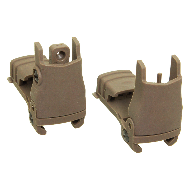 FMA MFT Back Up Flip Up Sight DE