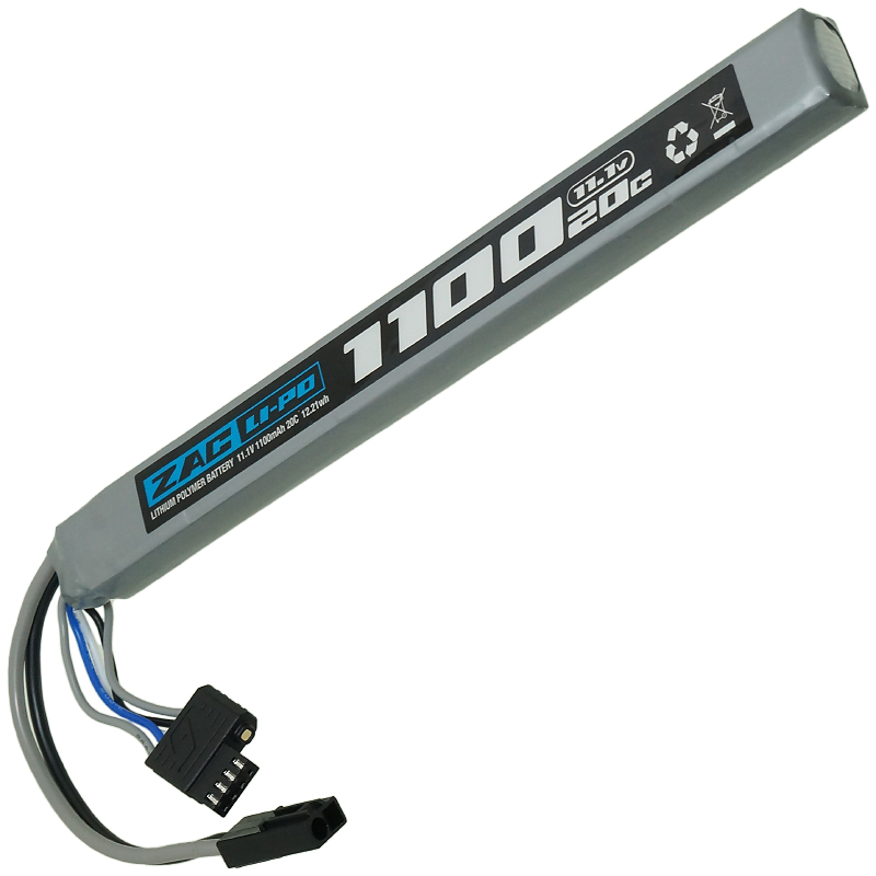G Force ZAC Lipo 11.1v 1100mAh AK