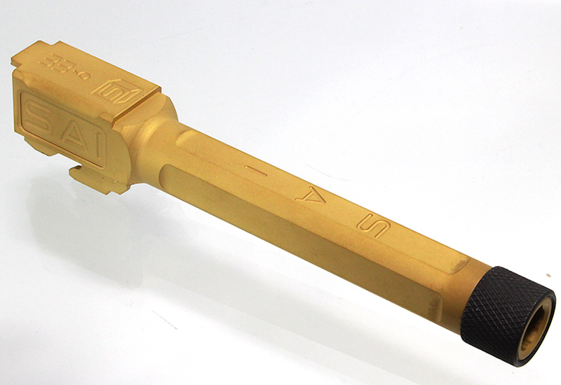 GunsModify マグロ用 Steel BOX Fluted Barrel SAI GOLD