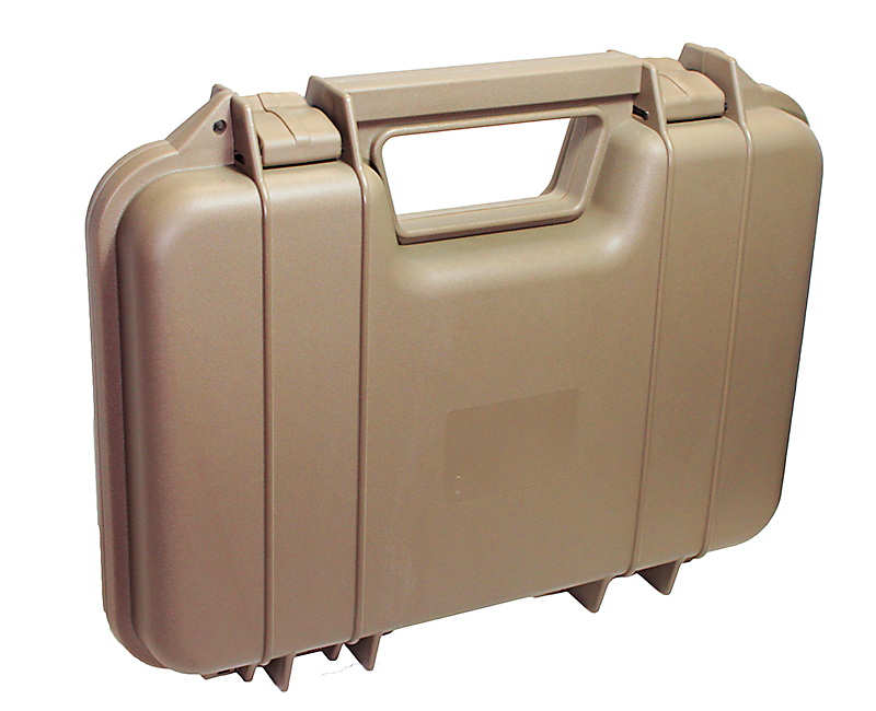Standard Size Hard Pistol Case TAN GUN-S06