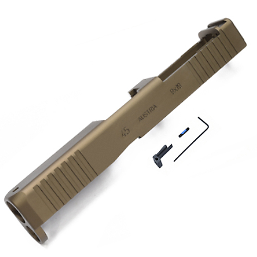GUARDER GLOCK17/19 Gen.5 G45アルミスライド BK GLK-543(FDE)