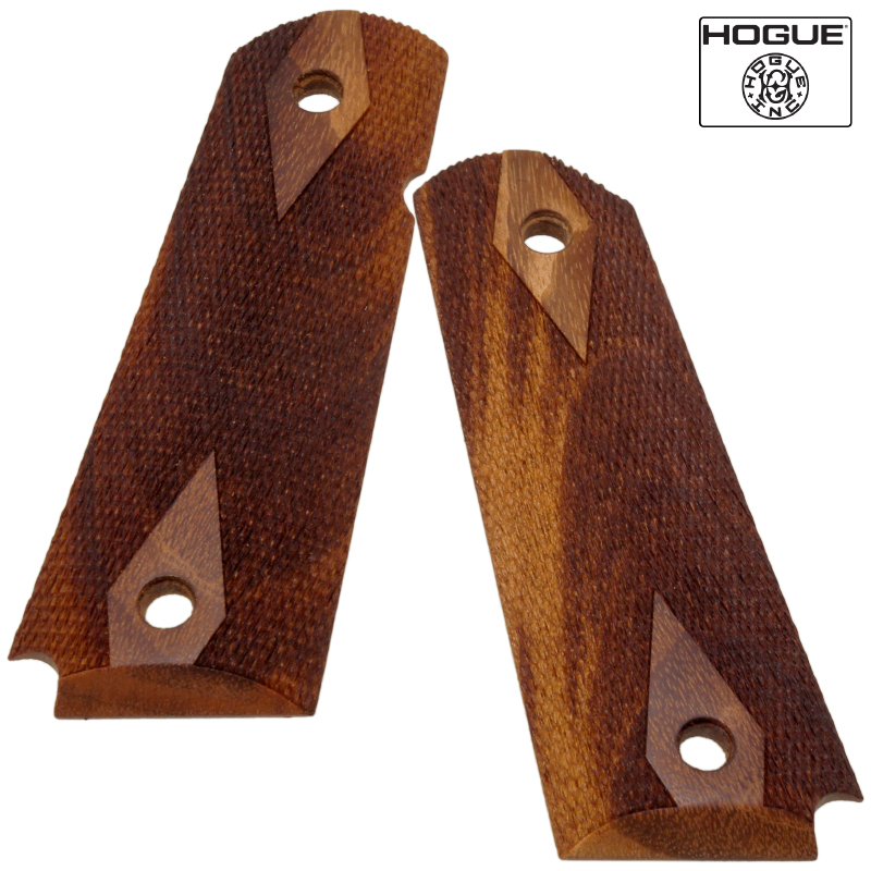 HOGUE 45211 GM用木製グリップ　ダイアモンドチェッカー