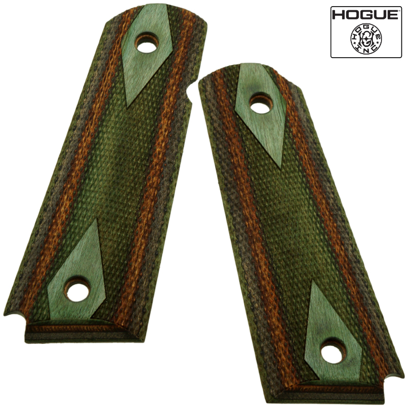 HOGUE 45411 GM用木製グリップ　ダイアモンドチェッカー