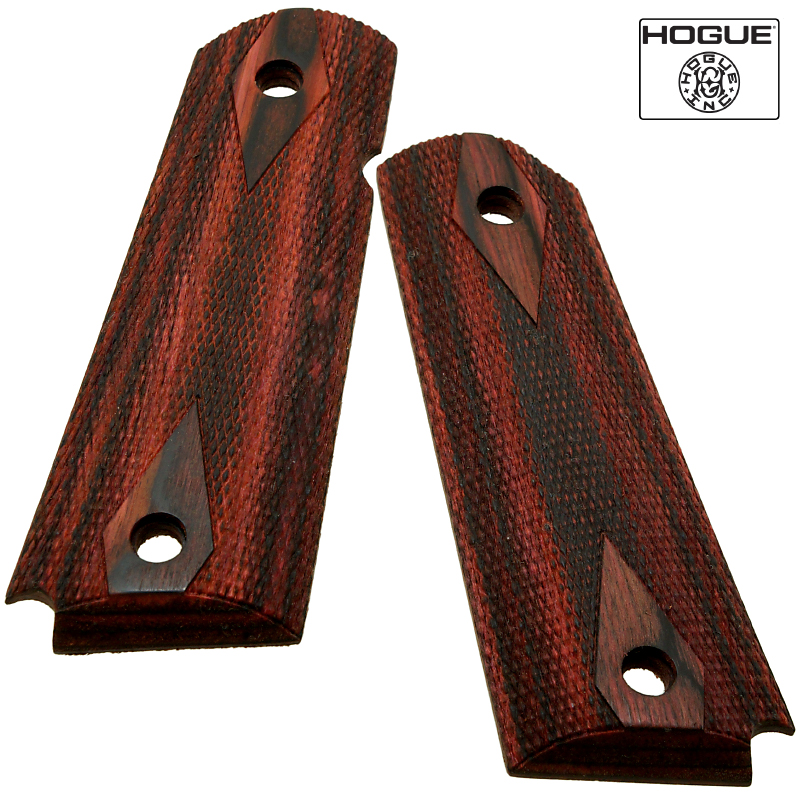 HOGUE 45511 GM用木製グリップ　ダイアモンドチェッカー