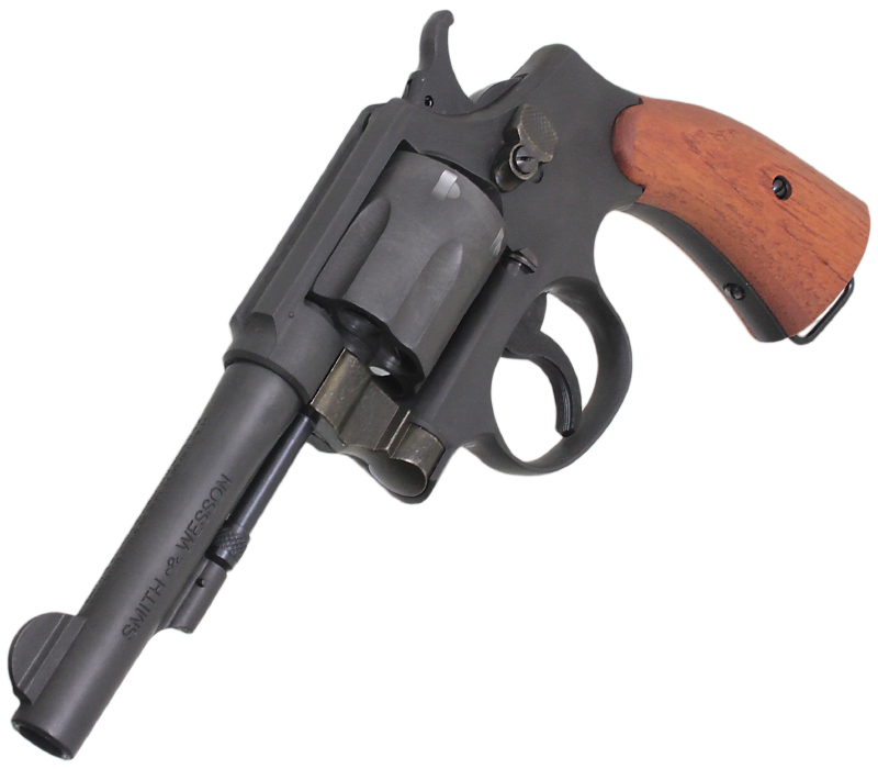 S&W　VICTORY MODEL 4inch NATURAL HW