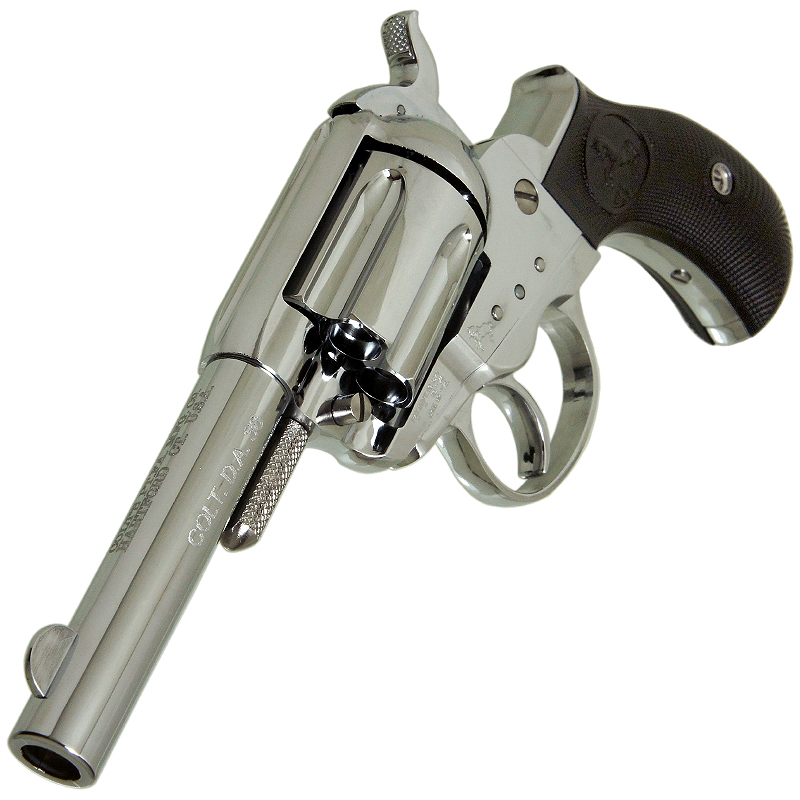 COLT M1877 LIGHTNING 3.5inch ALL SILVER