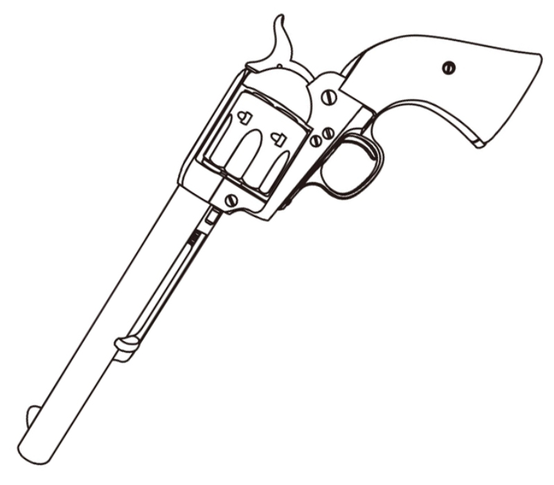 New Colt S.A.A. 1st LATE 7 1/2 ABS パールグリップ