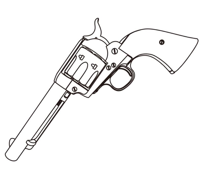 New Colt S.A.A. 1st LATE 5 1/2 ABS パールグリップ