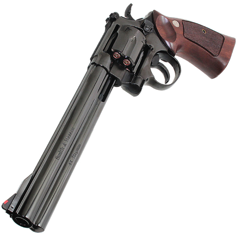 S&W M64 リボルバー 4インチ S&W M64 4インチ シルバーABS プラグリ リアルカート
