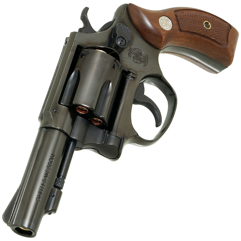 S&W M36 3inch Deep-BK 木製グリップ