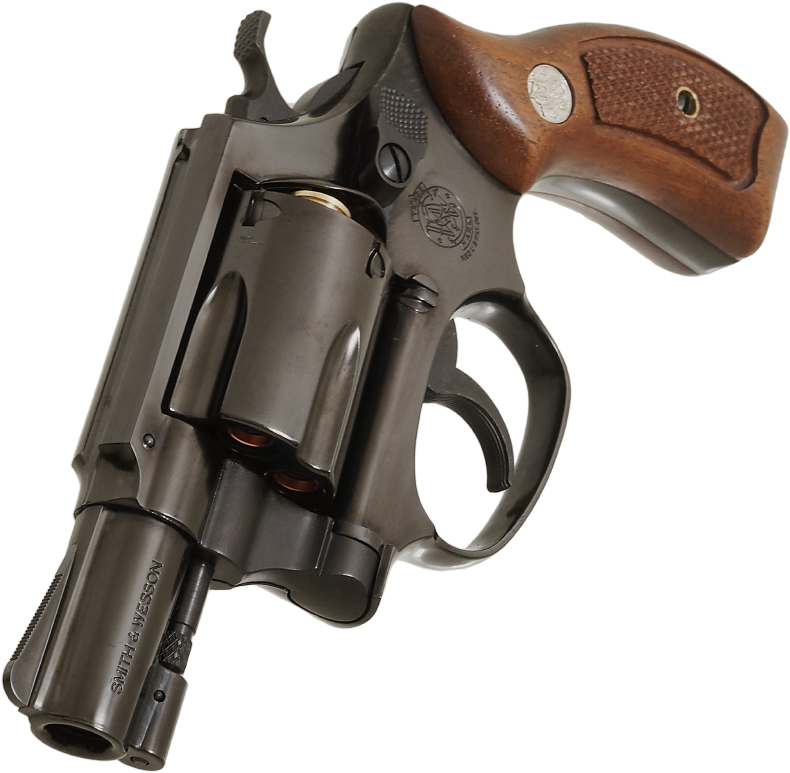 S&W M36 Cheef's SPL Deep-BK 木製グリップ