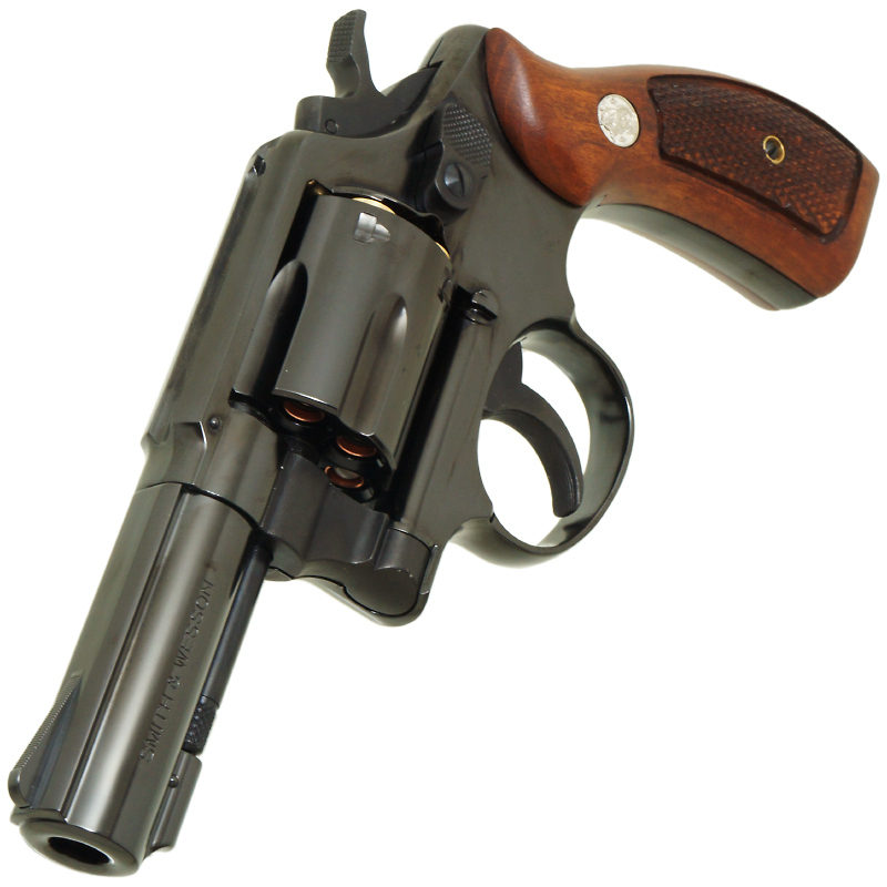S&W M10 3inch Deep-BK 木製グリップ