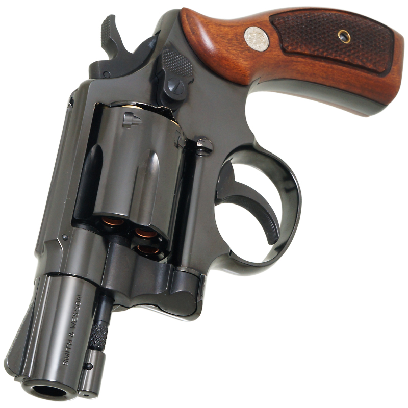 S&W M10 2inch Deep-BK 木製グリップ