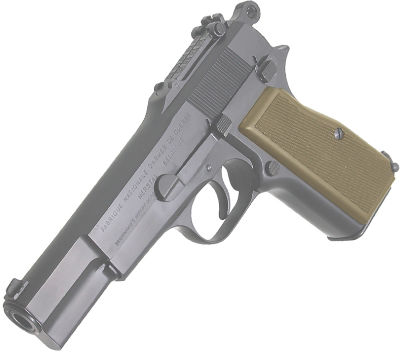 HI-POWER MILITARY ABS 木製グリップ
