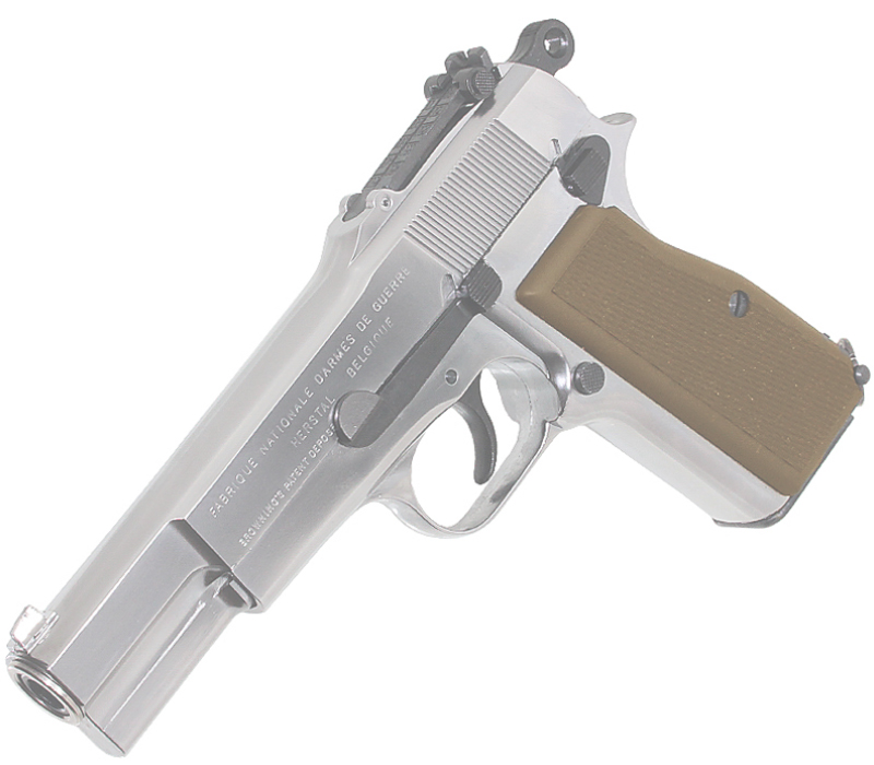 HI-POWER MILITARY SV 木製グリップ