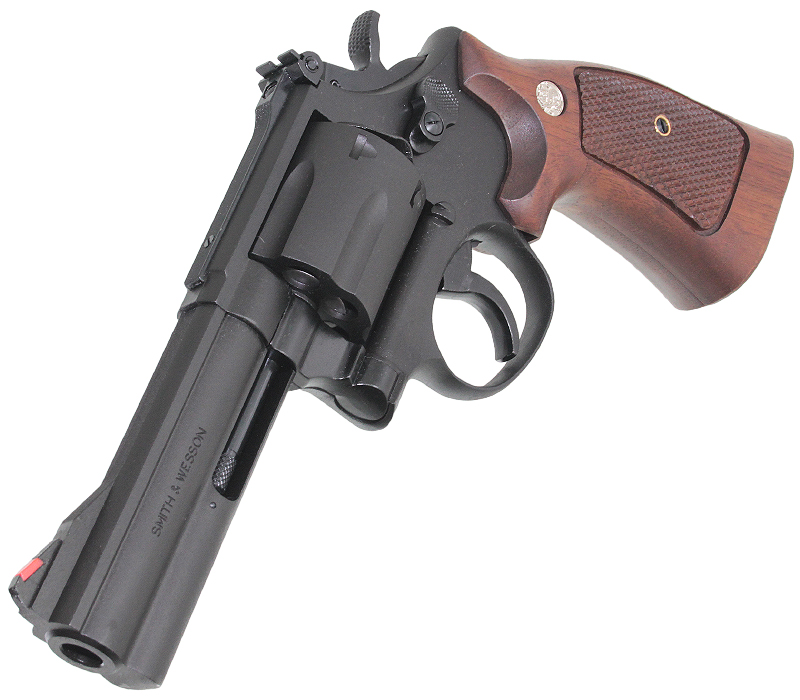 S&W　M586　4in　HW 木製グリップ付
