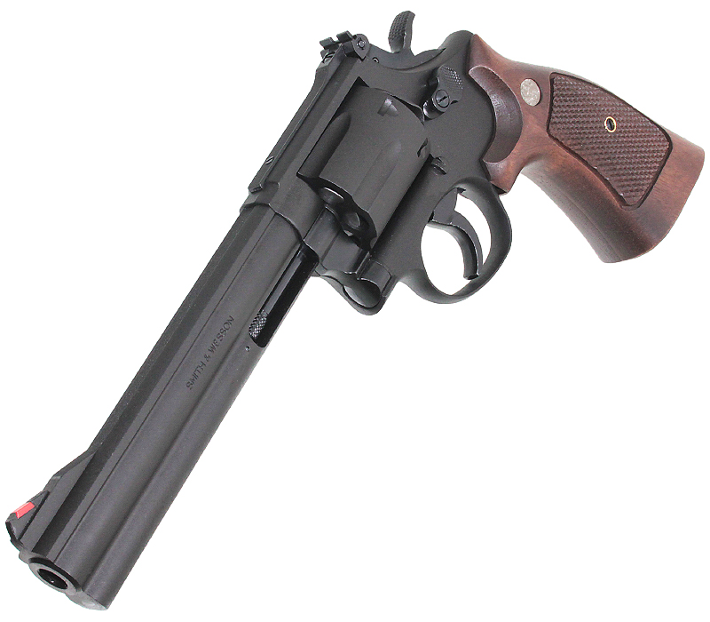 S&W　M586　6in　HW 木製グリップ付