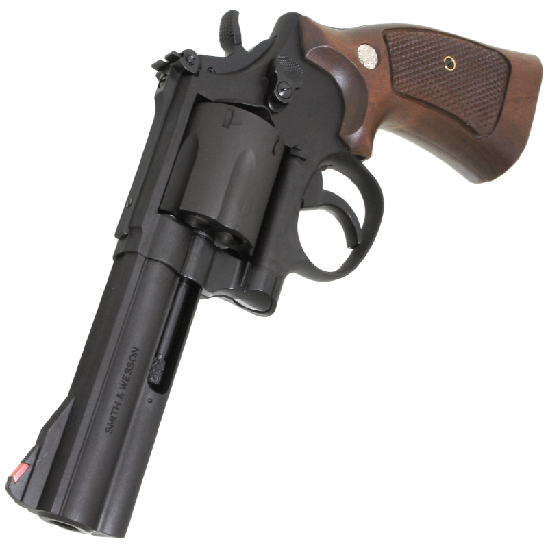 S&W　M586　4in　HW 木製グリップ付
