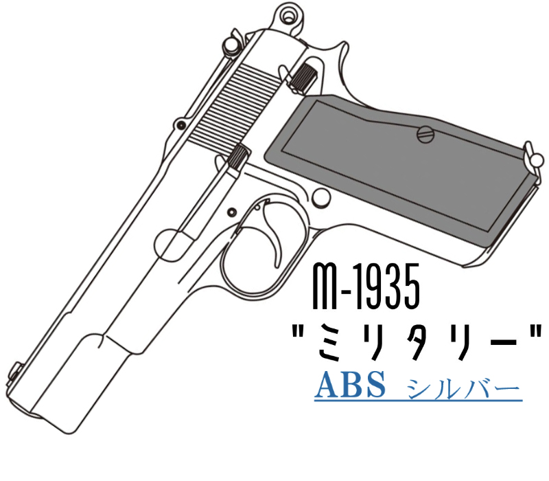 キットモデルガン HI-POWER ミリタリー SV