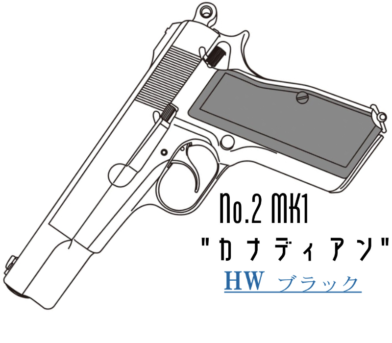 キットモデルガン HI-POWER カナディアン HW