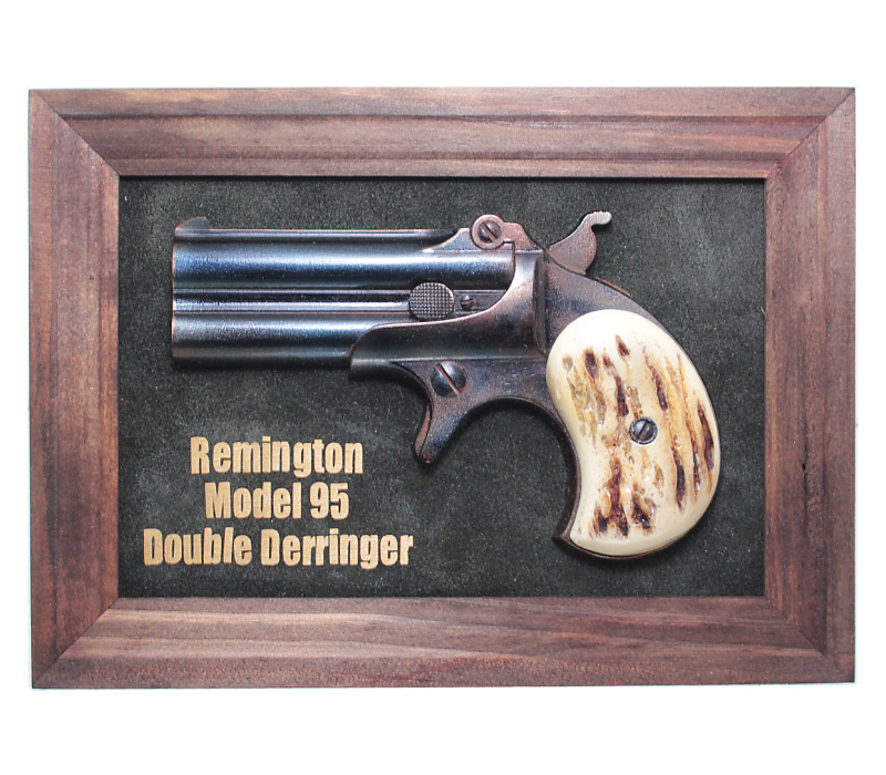 LEATHER ART KEIN 額 Display Remington Derringer