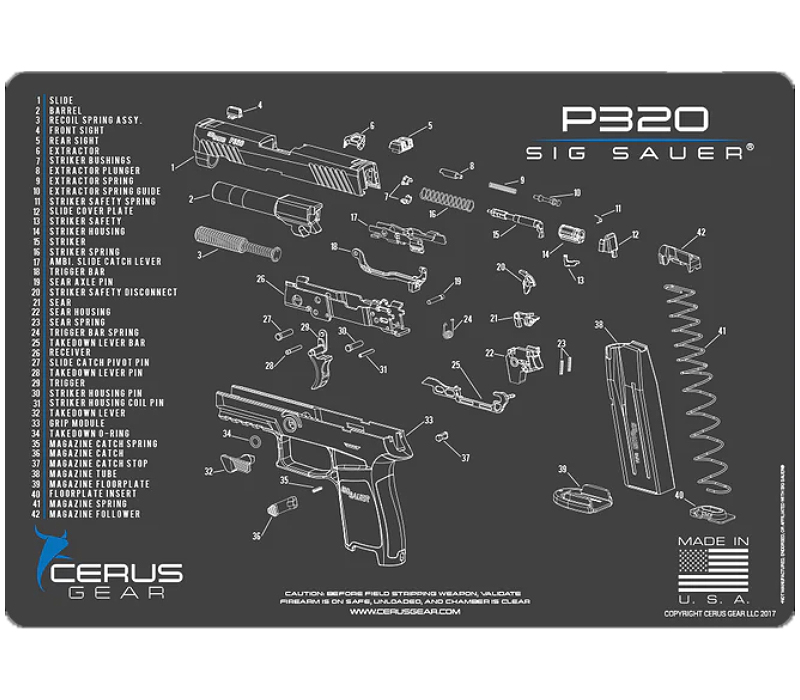 CERUS GEAR HANDGUN MAT P320