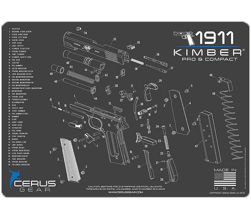 CERUS GEAR HANDGUN MAT KIMBER