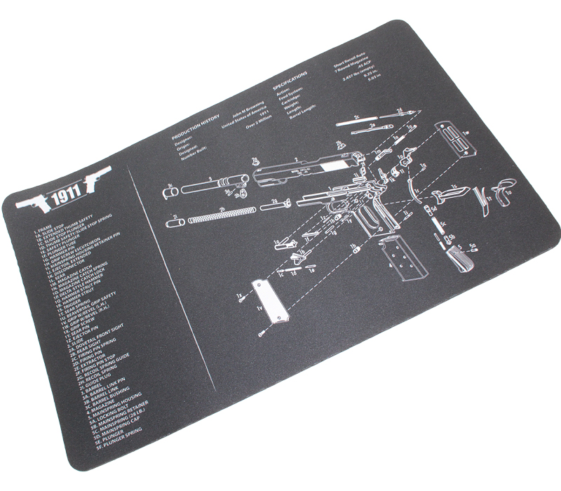 1911 GUN MAT