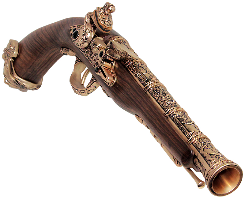 HFC FLINT LOCK PISTOL GOLD