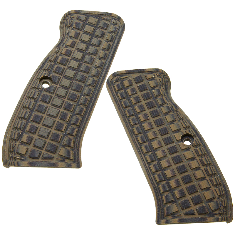Pachmayr #61110 G10 TACTICAL Cz75 Grn/Blk Grappler