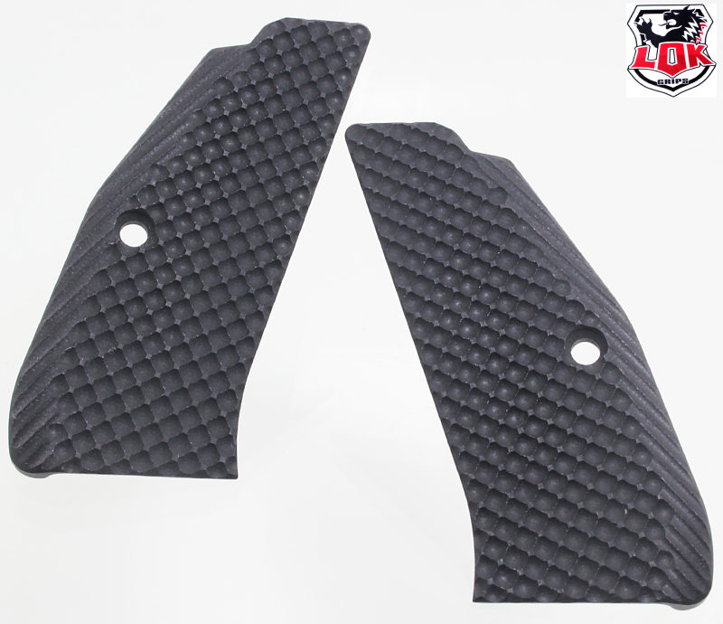 LOK GRIPS Cz75 BOGIES Thin  Solid BK