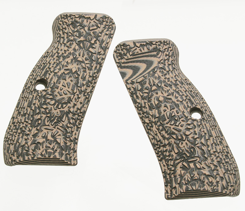 LOK GRIPS Cz75 Mayhem Palm Swell Br/BK