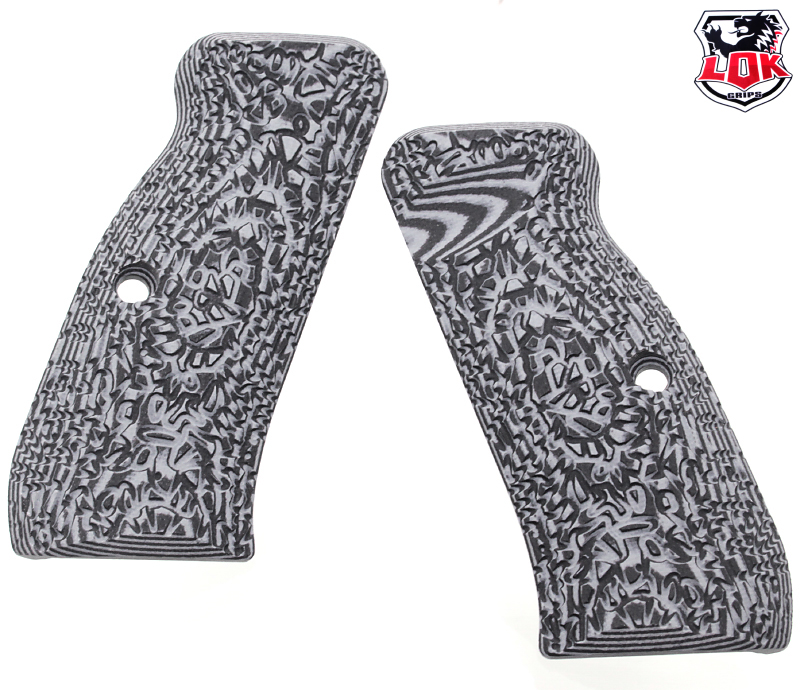 LOK GRIPS Cz75 Mayhem Palm Swell Gr/BK