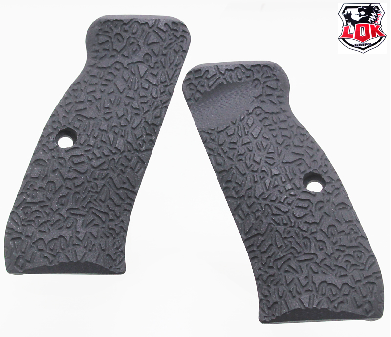 LOK GRIPS Cz75 Mayhem Palm Swell Solid BK