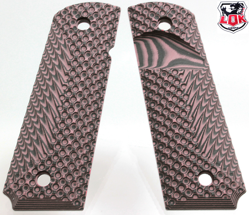 LOK GRIPS 1911LOK Ops Extreme Mg Release RD/BK