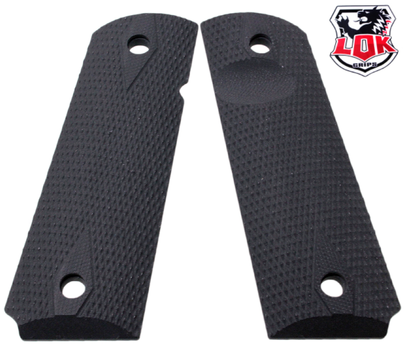 LOK GRIPS 1911 DOUBLE DIAMOND BK