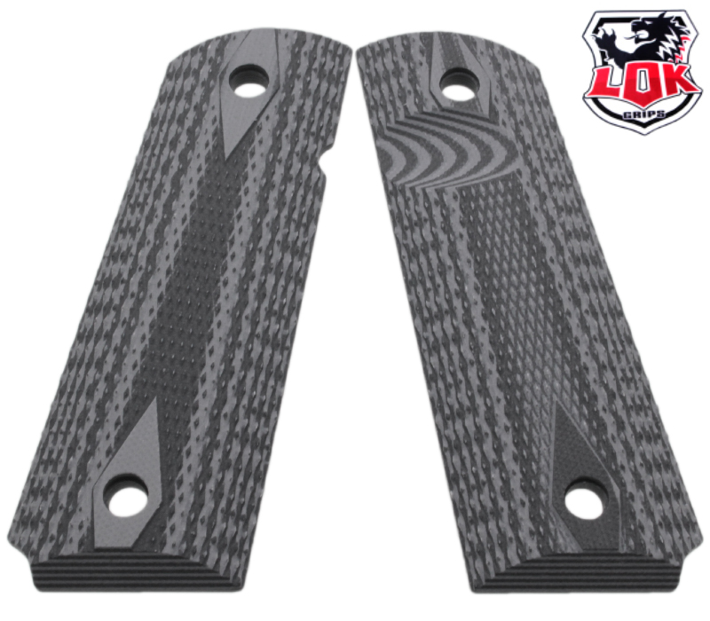 LOK GRIPS 1911 DOUBLE DIAMOND Gr/BK