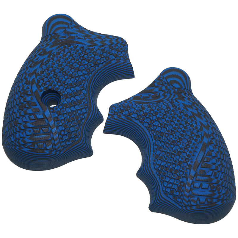 LOK GRIPS J-Frame Round 2FingerVeloce G10 Bl/BK LK-J-2F-V-03