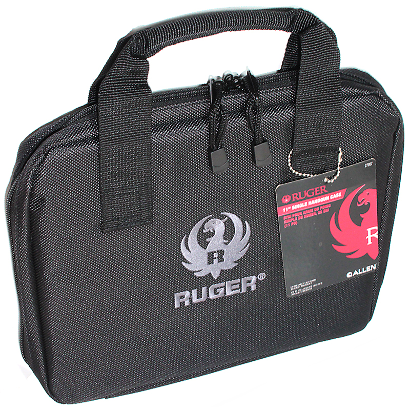 STARM RUGER 11"Single Handgun Case BK