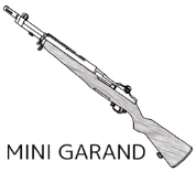 MINI GARAND 6mm BLK Beech Dark2