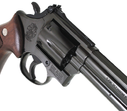 S&W　M586　4in　Deep-B ABS 木製グリップ付