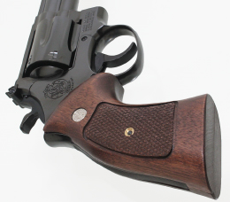S&W　M586　4in　Deep-B ABS 木製グリップ付